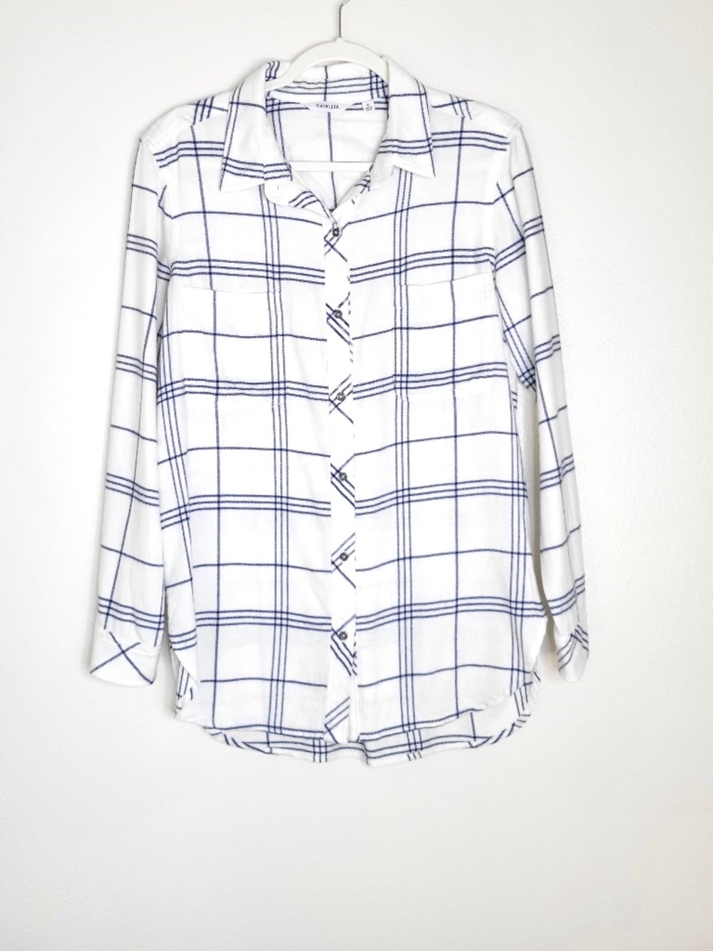 NWOT ATHLETA Flannel Shirt - M